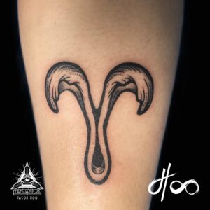 Jacob Hoo Aries Tattoo